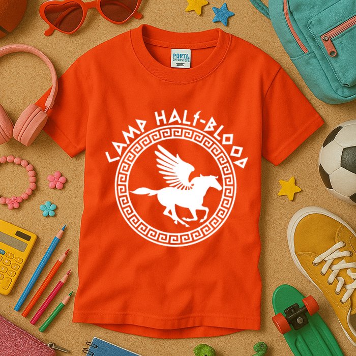 Camp Half Blood Olympian Training Game Kids T-Shirt