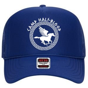 Camp Half Blood Olympian Training Game High Crown Mesh Back Trucker Hat