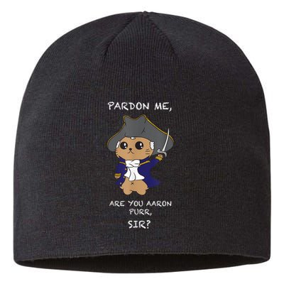 Cute Hamilton Cat Sustainable Beanie