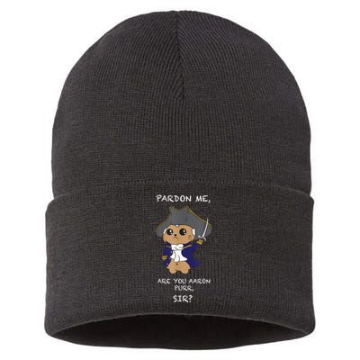 Cute Hamilton Cat Sustainable Knit Beanie