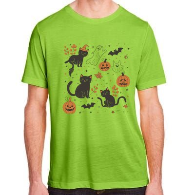 Cat Hallowen Adult ChromaSoft Performance T-Shirt