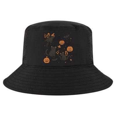 Cat Hallowen Cool Comfort Performance Bucket Hat