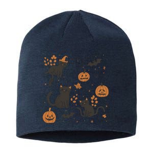 Cat Hallowen Sustainable Beanie