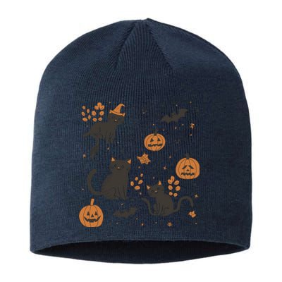 Cat Hallowen Sustainable Beanie