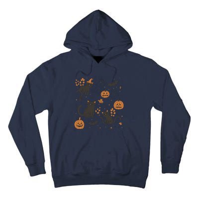 Cat Hallowen Tall Hoodie