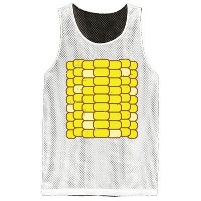 Corn Halloween Costume Funny Foodie Farmer Mesh Reversible Basketball Jersey Tank