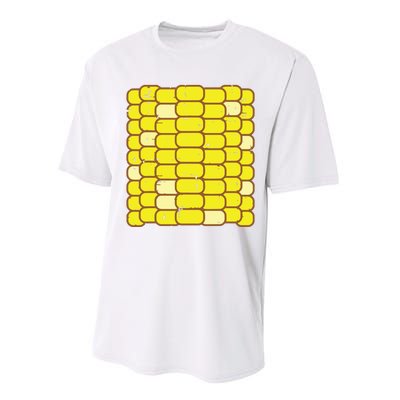 Corn Halloween Costume Funny Foodie Farmer Performance Sprint T-Shirt