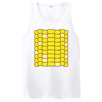 Corn Halloween Costume Funny Foodie Farmer PosiCharge Competitor Tank