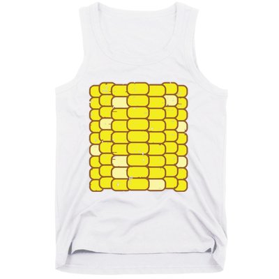 Corn Halloween Costume Funny Foodie Farmer Tank Top