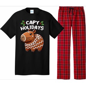 Capy Holidays Christmas Baking Gingerbread Cookie Capybara Pajama Set