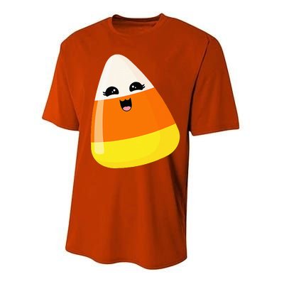 Cute Halloween Candy Corn Costume Kawaii Groovy Performance Sprint T-Shirt