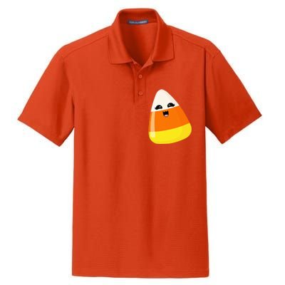 Cute Halloween Candy Corn Costume Kawaii Groovy Dry Zone Grid Polo