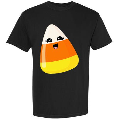 Cute Halloween Candy Corn Costume Kawaii Groovy Garment-Dyed Heavyweight T-Shirt