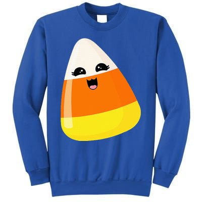 Cute Halloween Candy Corn Costume Kawaii Groovy Sweatshirt