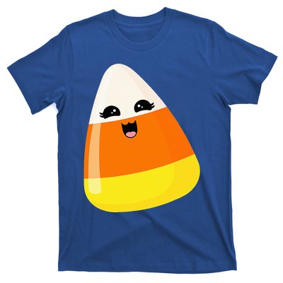 Cute Halloween Candy Corn Costume Kawaii Groovy T-Shirt