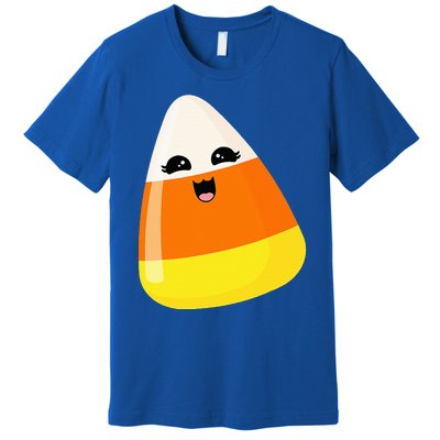 Cute Halloween Candy Corn Costume Kawaii Groovy Premium T-Shirt