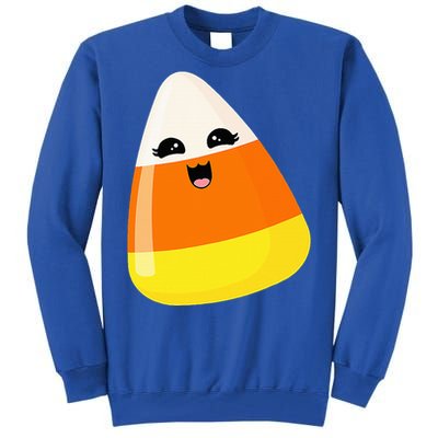 Cute Halloween Candy Corn Costume Kawaii Groovy Tall Sweatshirt