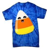 Cute Halloween Candy Corn Costume Kawaii Groovy Tie-Dye T-Shirt