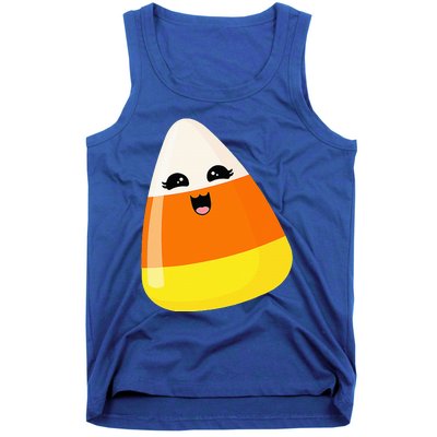 Cute Halloween Candy Corn Costume Kawaii Groovy Tank Top