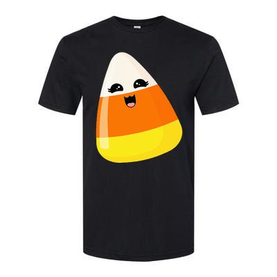 Cute Halloween Candy Corn Costume Kawaii Groovy Softstyle CVC T-Shirt