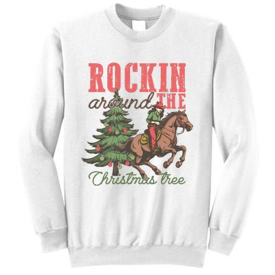 Christmas Horse Cowgirl Sweatshirt