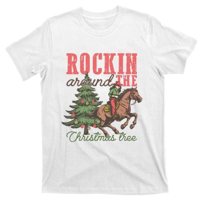 Christmas Horse Cowgirl T-Shirt