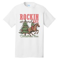 Christmas Horse Cowgirl Tall T-Shirt