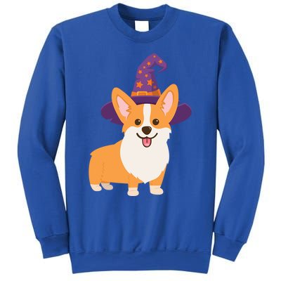 Corgi Halloween Cute Dog With Witchs Hat Meaningful Gift Sweatshirt