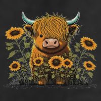 Cute Highland Cattle Cow Funny Highland Cow Cool Comfort Performance Bucket Hat