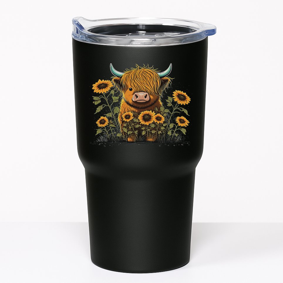 Cute Highland Cattle Cow Funny Highland Cow Tumbler