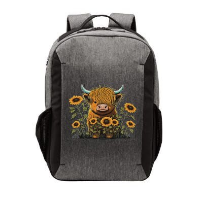 Cute Highland Cattle Cow Funny Highland Cow Vector Backpack