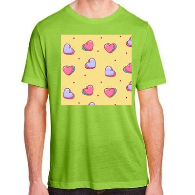 Candy Hearts Cute Valentine's Day Adult ChromaSoft Performance T-Shirt