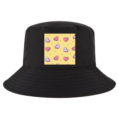 Candy Hearts Cute Valentine's Day Cool Comfort Performance Bucket Hat