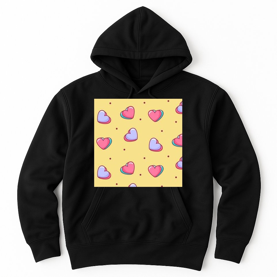 Candy Hearts Cute Valentine's Day Hoodie