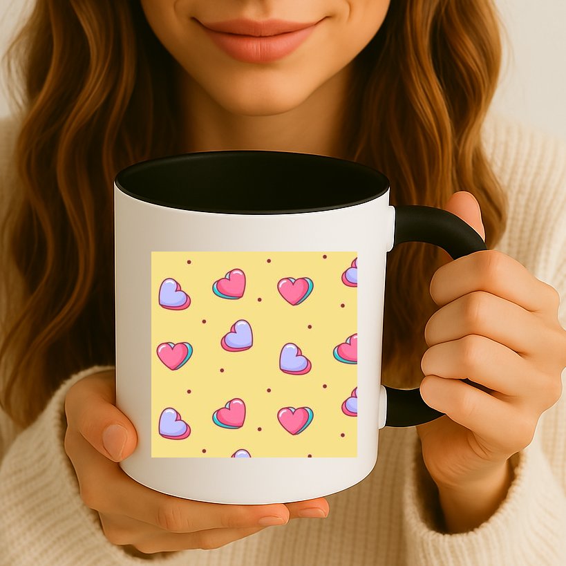 Candy Hearts Cute Valentine's Day Mug