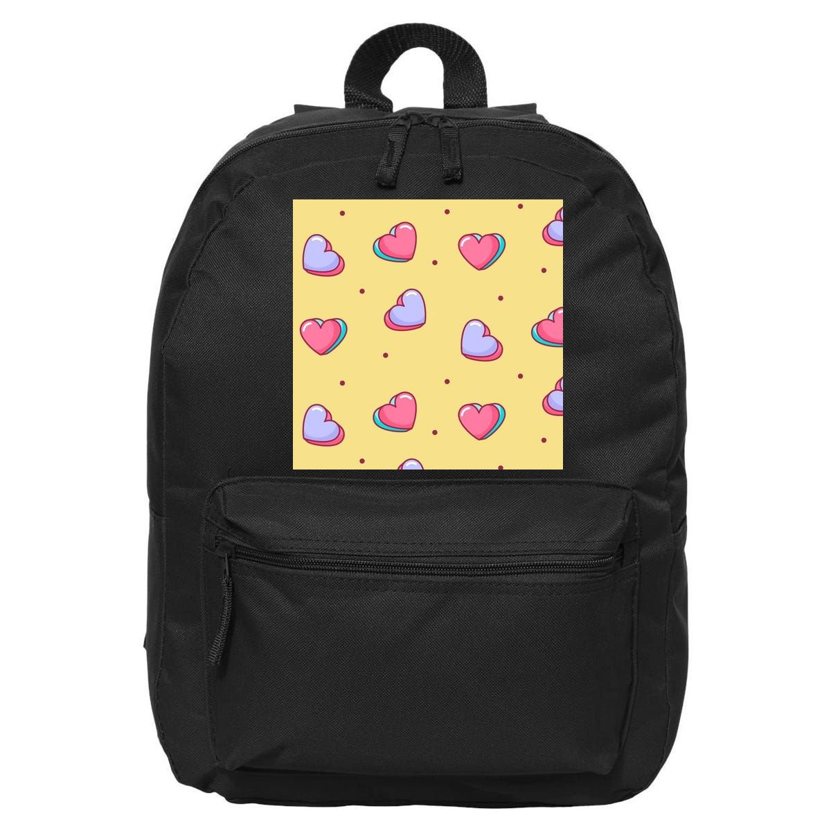 Candy Hearts Cute Valentine's Day 16 in Basic Backpack