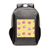 Candy Hearts Cute Valentine's Day Vector Backpack