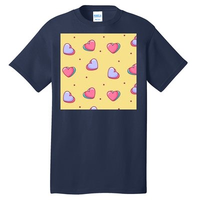 Candy Hearts Cute Valentine's Day Tall T-Shirt