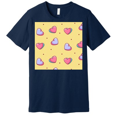 Candy Hearts Cute Valentine's Day Premium T-Shirt