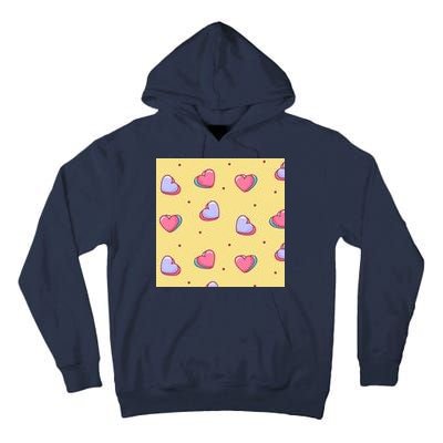 Candy Hearts Cute Valentine's Day Tall Hoodie