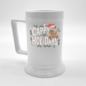 Cappy Holidays Capybara Christmas Beer Stein