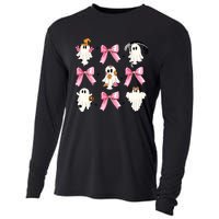 Coquette Halloween Cute Ghost Cooling Performance Long Sleeve Crew