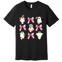 Coquette Halloween Cute Ghost Premium T-Shirt