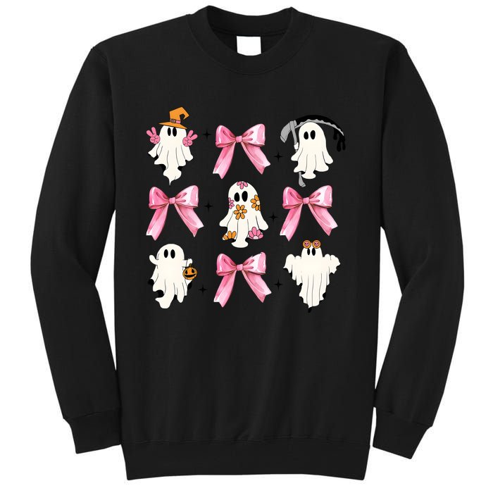 Coquette Halloween Cute Ghost Tall Sweatshirt