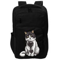 Cat Heart Cute Impact Tech Backpack