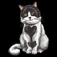Cat Heart Cute Impact Tech Backpack