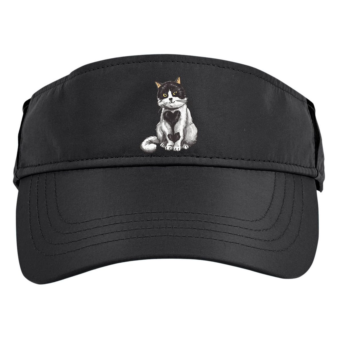 Cat Heart Cute Adult Drive Performance Visor