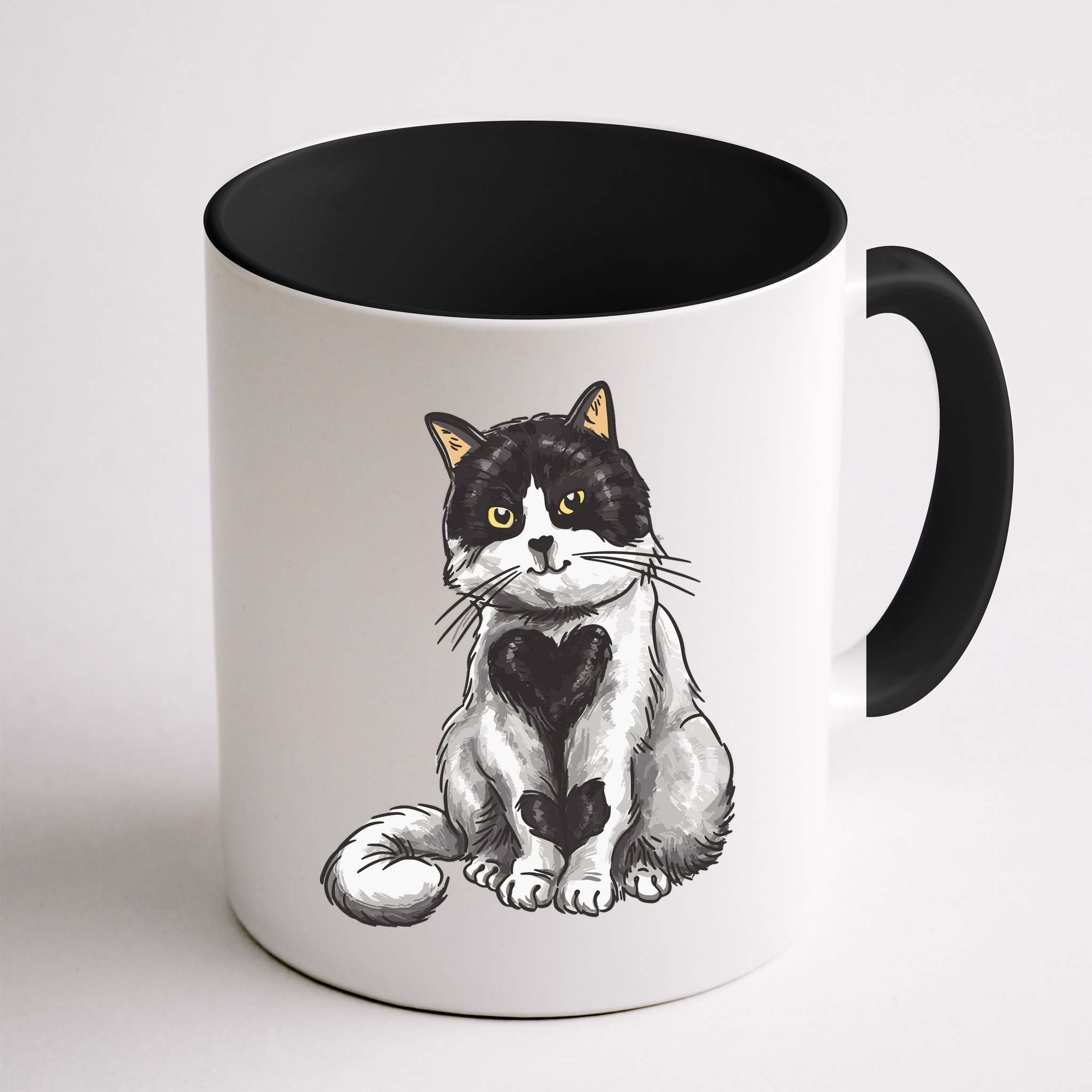 Cat Heart Cute Mug