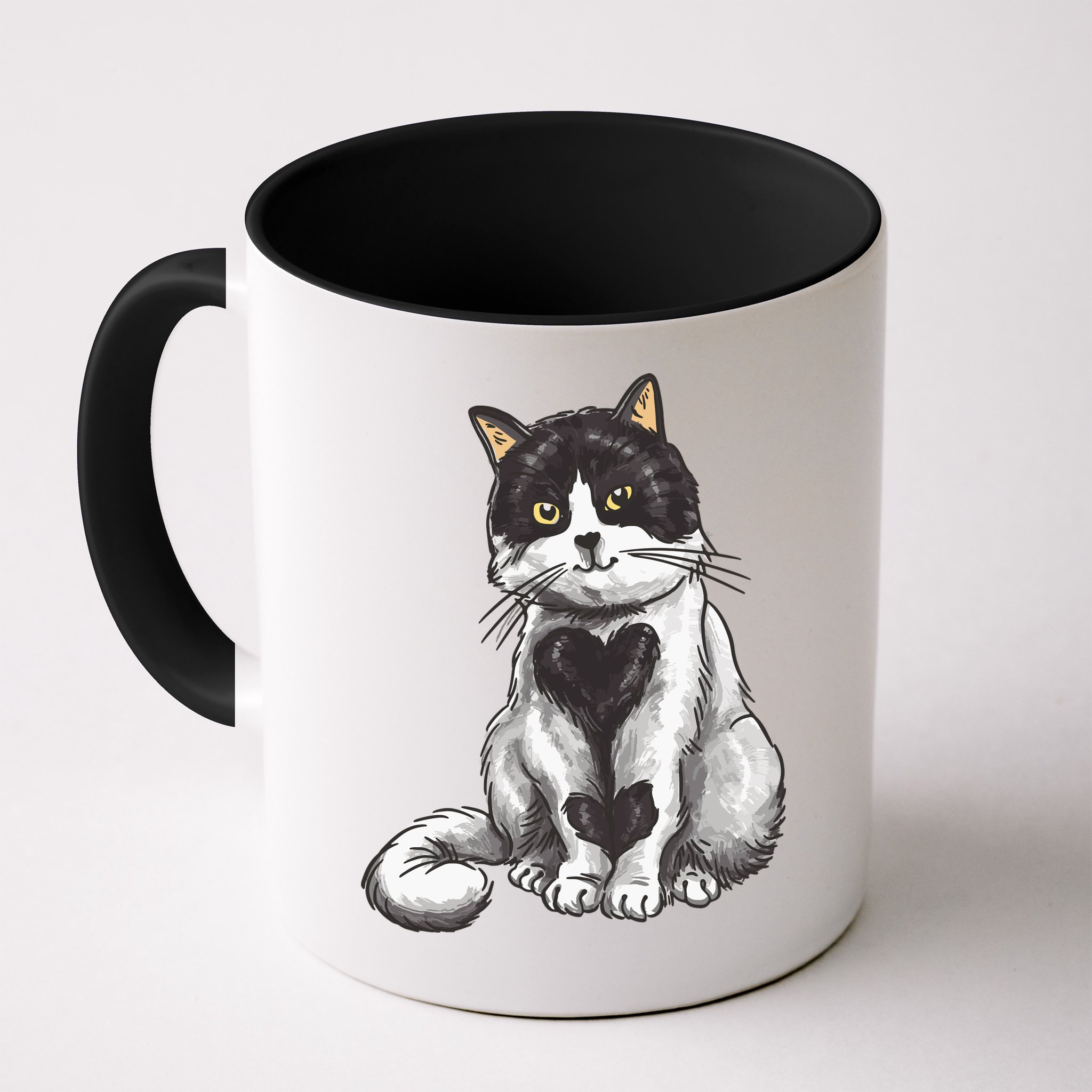 Cat Heart Cute Mug