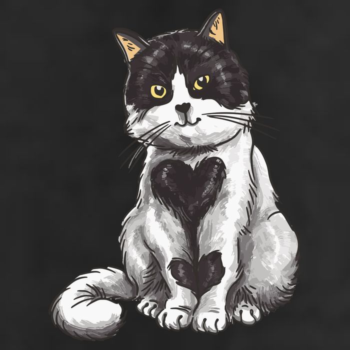 Cat Heart Cute 25L Jumbo Tote